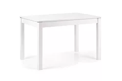 Rozkládací jídelní stůl Maurycy 118-158x75x76cm - Bílá