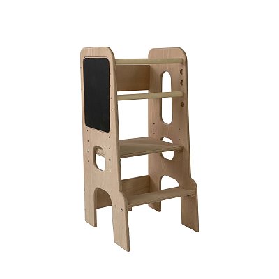 Učící věž s kreslící tabulkou 40x41x85cm - Buk 