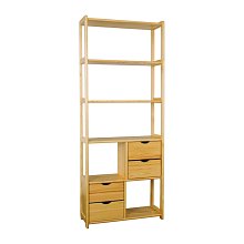 Regál RG 143 80x30x200cm - Borovice