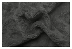 Prostěradlo mikroflanel 180x200cm - Tmavě šedá