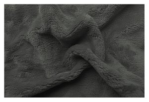 Prostěradlo mikroflanel 180x200cm - Tmavě šedá