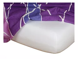 Prostěradlo jersey - 90x200cm - Bílá