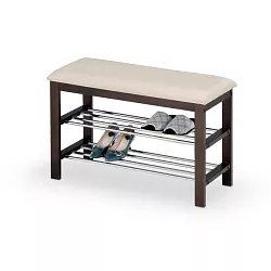 Botník 81x31x49cm - Wenge/krémová