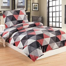 Mikroflanelové povlečení 140x200cm + 70x90cm - Trion pink