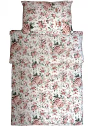 Flanelové povlečení 14x200 + 70x90cm - Růže velké 