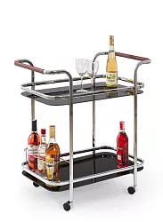 Servírovací vozík 69x42x74cm - Černá