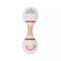 Dřevěná rumba koule dvojitá - Šedý mráček