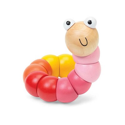 Dřevěný tvarovací červ - Růžová