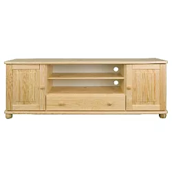 Televizní stolek z masivní borovice 163x60x42 - Šedý