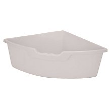 Koš výšky 15,5 cm, trojúhelník - Bílá