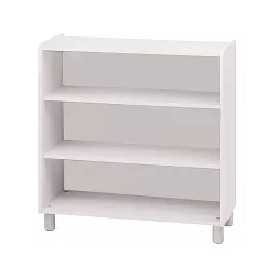 Úložný prostor s otevřenými policemi - Bílá