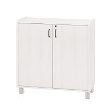 Úložný prostor dveřový se zámkem - Bílá