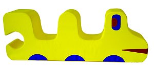 Motorická hračka - Žlutý vůz