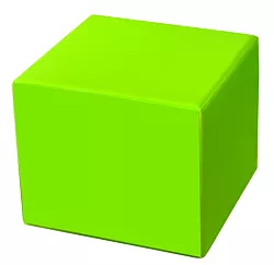 Čtvercový taburet, výška sezení 30 cm