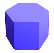 Prostorový solitér - Šestihranný taburet