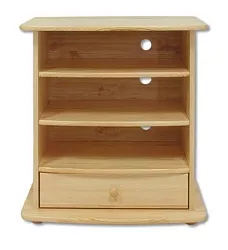 Televizní stolek RV107 z masivní borovice 72x44x84cm - Šedá