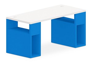 Stůl s úložnými podnožemi 160x70cm - Marmara blue