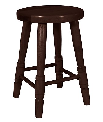 Dřevěný taburet v.45cm - Ořech