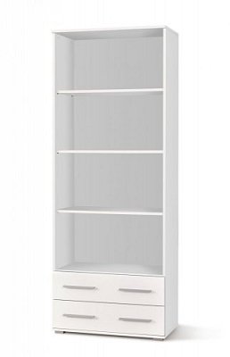 Policová skříň 77x40x200cm - Bílá