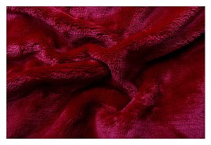 Prostěradlo mikroflanel 90x200cm - Bordo