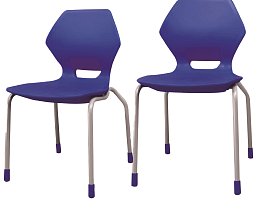 Židle DIAMOND polypropylen velikost 6 - Modrá