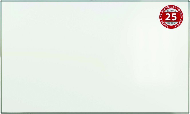 Bílá keramická tabule STANDARD 400x120 cm
