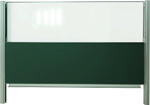 Pylónová tabule DOUBLE D, dvě tabule bez křídel za sebou, 2x 200x120 cm