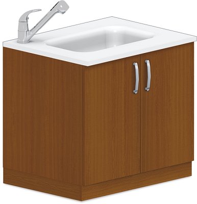 Pult s vaničkou 90x70x85cm - Wenge