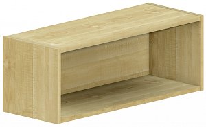 Horní skříňka otevřená 80x30x30cm - Bílá