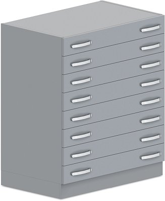 Zásuvková skříň na léky 90x57x107cm - Bílá