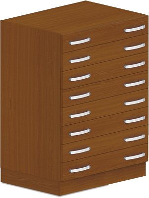 Zásuvková skříň na léky 80x57x107cm - Wenge