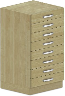 Zásuvková skříň na léky 60x57x107cm - Wenge