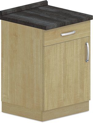 Spodní skříňka kombinovaná 60x60x90cm - Wenge