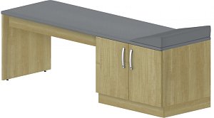 Vyšetřovací lehátko 195x60x60cm - Wenge