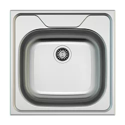 Nerezový jednodřez 48x48cm