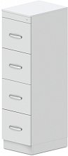 Registrační skříň 43x57x151cm - Bílá
