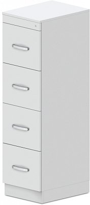 Registrační skříň 43x57x151cm - Bílá