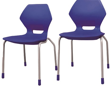 Židle DIAMOND polypropylen velikost 5 - Modrá