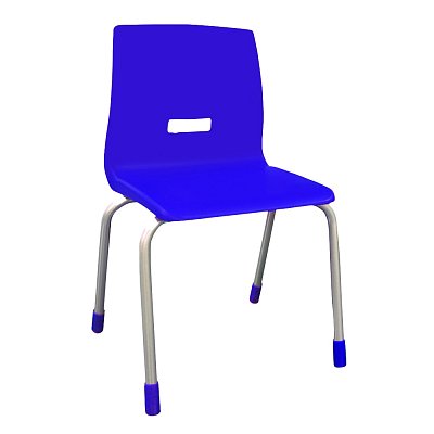 Židle S40 polypropylen velikost 5 - Modrá