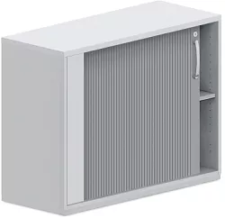 Stolová skříň s roletou 100x42x75cm - Wenge