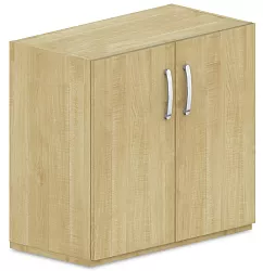 Skříň policová, dvířka 80x42x75cm - Wenge