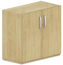 Skříň policová, dvířka 80x42x75cm - Wenge