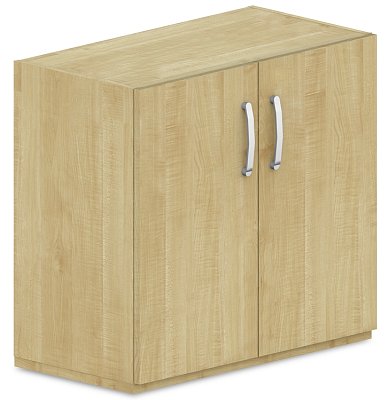 Skříň policová, dvířka 80x42x75cm - Wenge