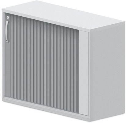 Stolová skříň s roletou 120x42x75cm - Wenge