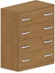 Komoda zásuvková 80x40x110cm - Třešeň Havana