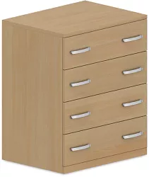 Komoda zásuvková 80x60x110cm - Třešeň Havana