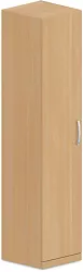 Policová skříň, dvířka 40x42x180cm - Třešeň Havana