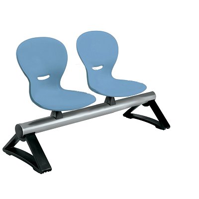 Lavice NEWS 2 místná - Světle modrá