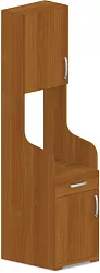 Skříňka pro vestavnou lednici 60x62(25)x75(205)cm - Třešeň Havana