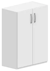 Skříň policová, dvířka 80x42x110cm - Wenge